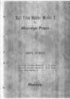 Mamiya Press manual. Camera Instructions.